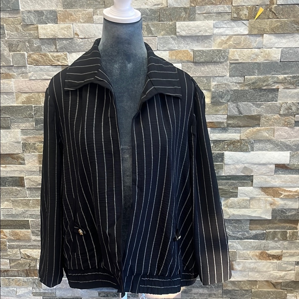 NYCC Black Striped Men's Jacket